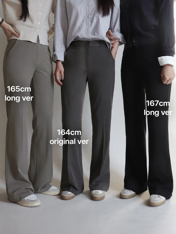 Slow & [Free delivery/Life bootcut!] #SLOWMADE. Semi-bootcut glamorous slacks (+Basic/Long ver) - Size 4