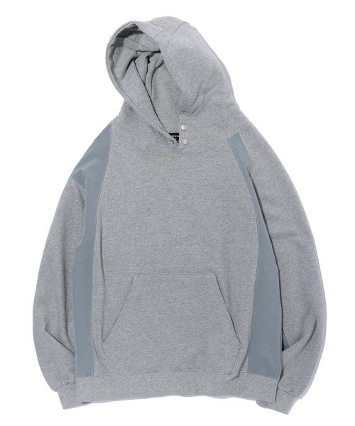 Avant-garde Snap Hoodie Gray