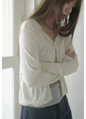 Afternoon day jelly rayon cardigan (3c)