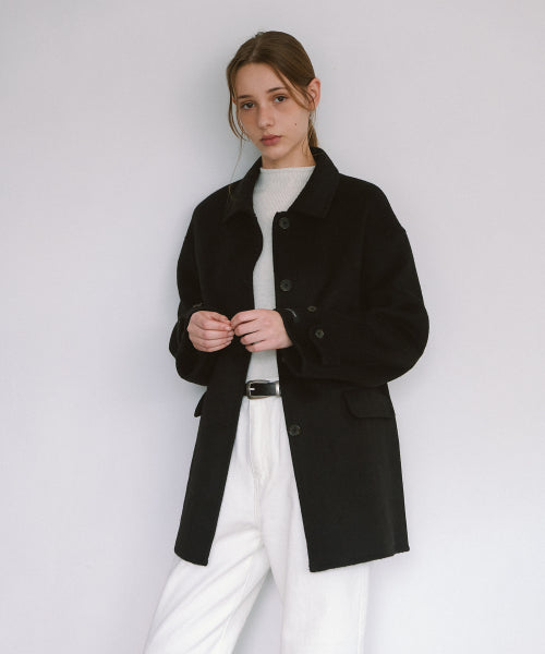 Our Handmade Half Coat - Black