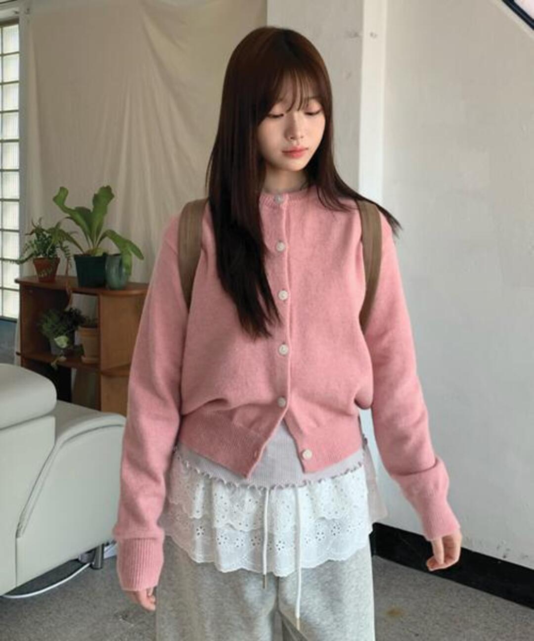 Love and Pop [Spring/Reopening Look] NICE Round Cardigan