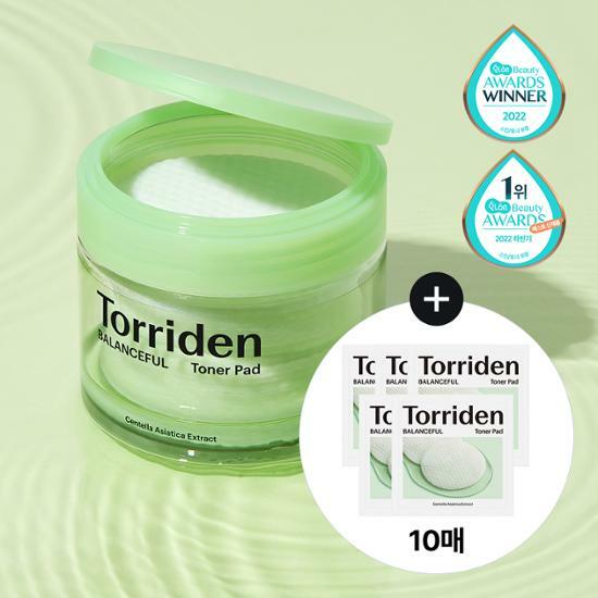 [Exclusive Plan] Torriden Balanceful Cica Toner Pad 60 Sheets Plan (+10 Sheets Free Gift)