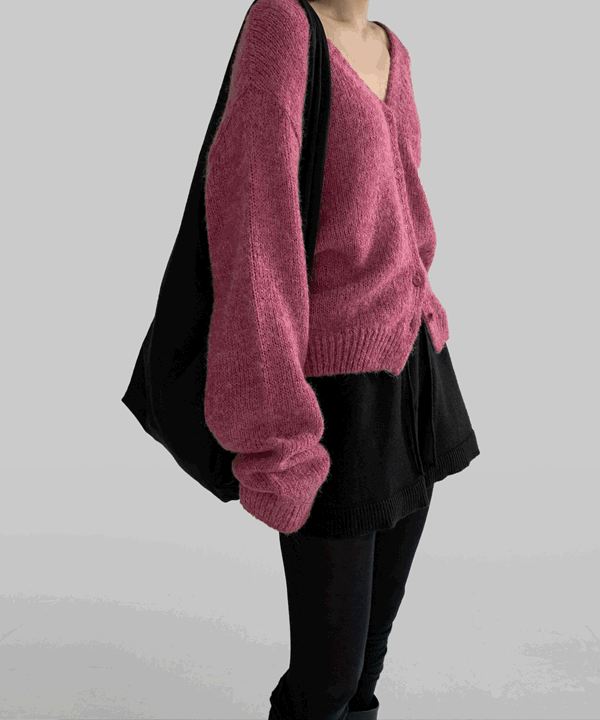 Manic [Free Shipping] [Sold for 30,000 sheets] Like V-neck Loose Knitwear (Added cardigan/New spring product)