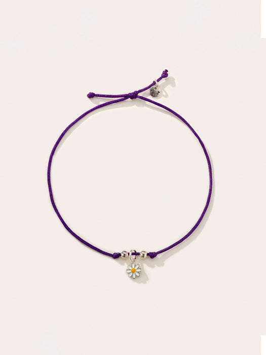 925 Daisy Silver Point Bracelet
