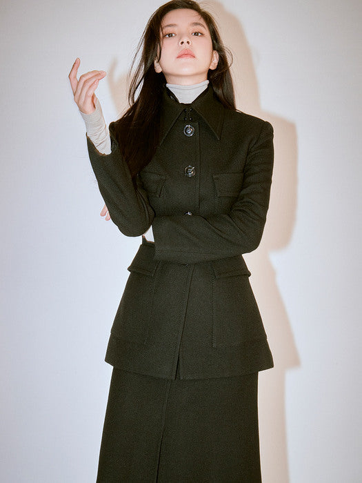 NO.6 JACKET - BLACK