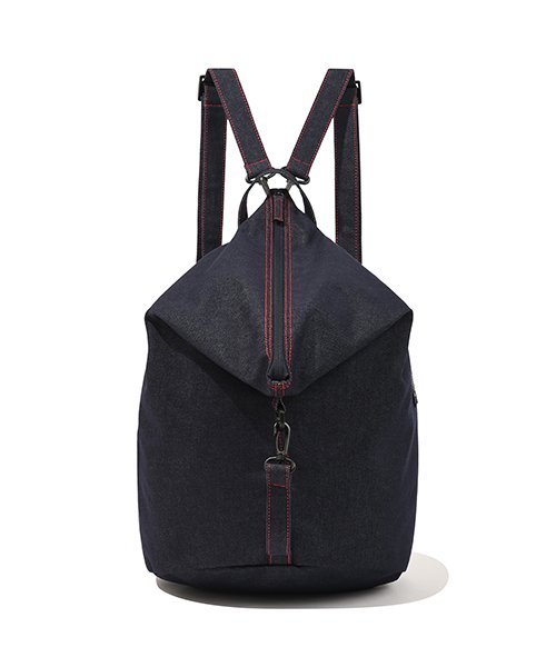Pocket Vintage Two-Way Backpack [Dark Blue]