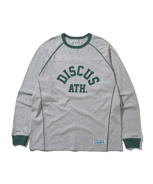 Raglan Long-Sleeved T-Shirt Mid-Gray