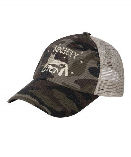CAT SOCIETY Mesh Ball Cap [Camo]