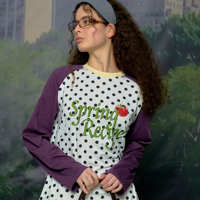 [2차] Spring Recipe T-Shirt (Tomato ver.- Purple)