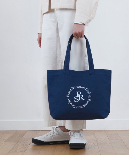 PRS Circle Logo Basket Tote-Paseo Blue