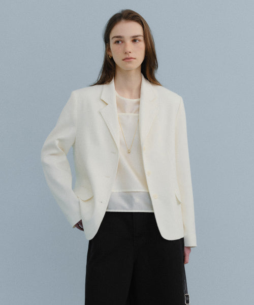 Mute single button jacket