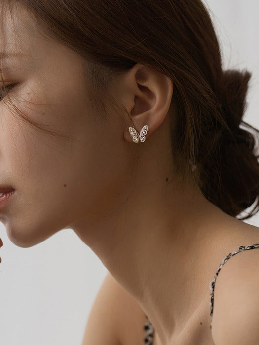 [Silver925] Tonga Butterfly Earrings