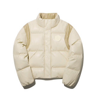Doodle Cherry Circle Logo Loose Fit Down [Ivory]