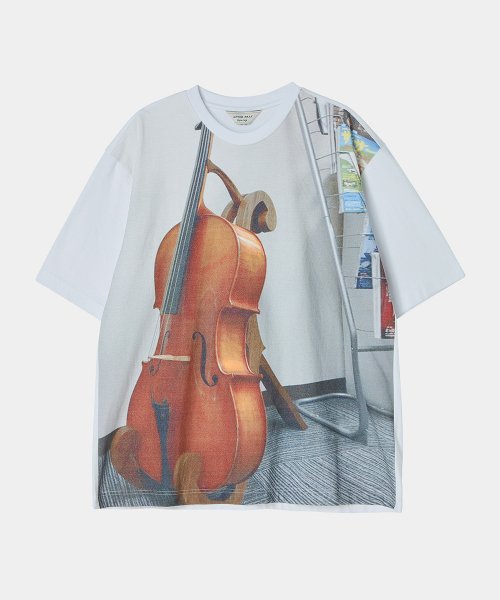 Full print t-shirt base white