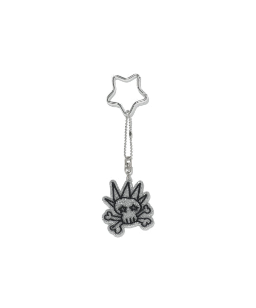 [X PUFFYBOOKCLUB] STAR SKULL KEYCHAIN_SILVER(IK2EFMAB64B)