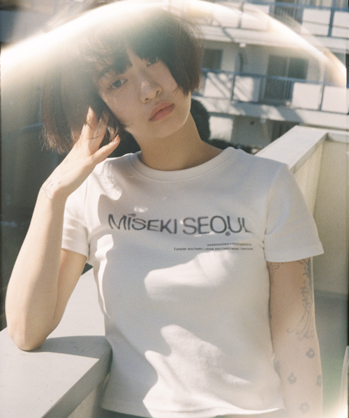 MISEKI SEOUL Logo short sleeves WHITE - Size & Review | Musinsa