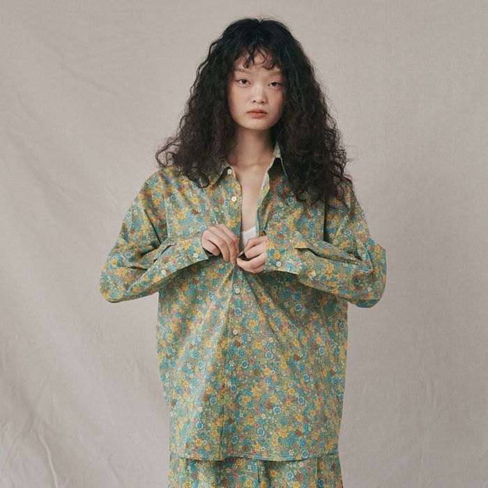 [29 cm only] (uni) Door-to-door Botanic Shirt