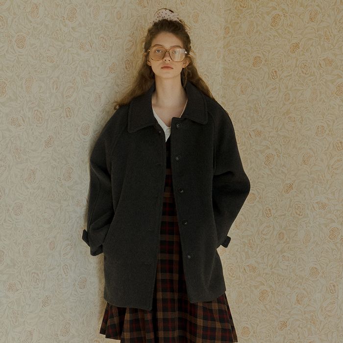 Jane half coat_charcoal