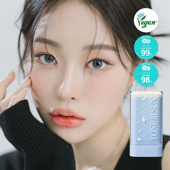 [MinkarongPICK] Tone Fit Sun Vegan No-Sebum Sun Stick (Waterproof) (SPF50+/PA++++)