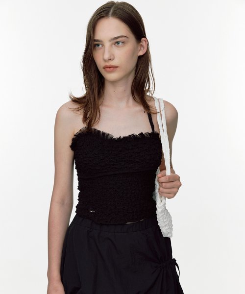Lace Halterneck Bustier [Black]