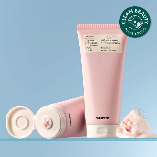 Whipped Vegan Facial Cleanser Tube Type 130g (Choose 1 from 5 types)