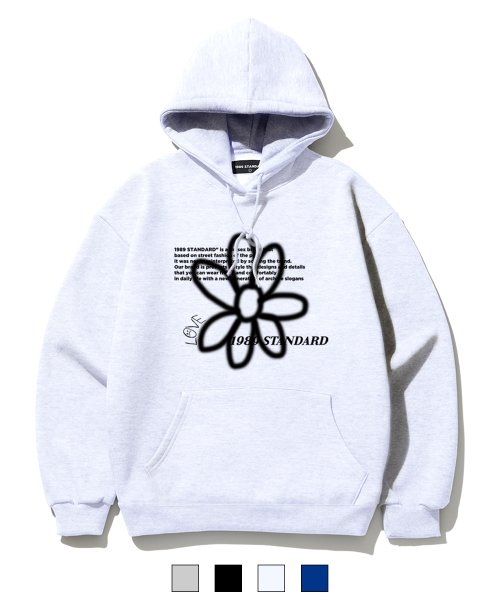 RV_ BW FLOWER Hoodie (STHSTD-0034)