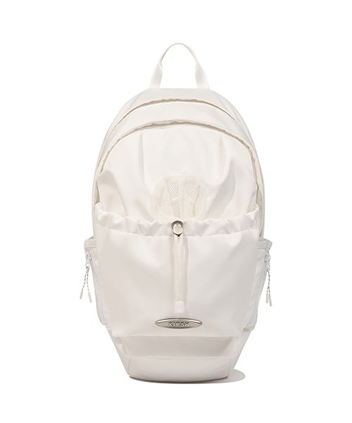 KIRSH Pocket String Point Backpack [White] - Size & Reviews | MUSINSA