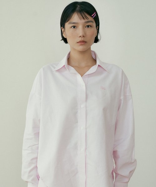 FEL Oxford Stripe Shirts Light Pink