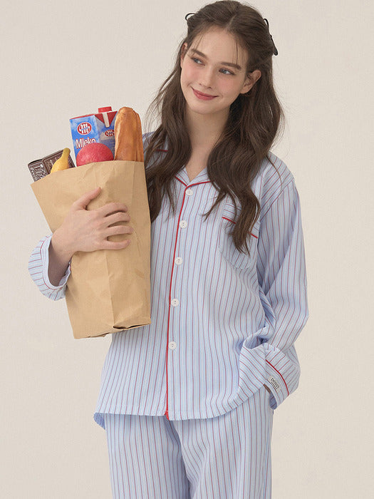 Silk Fit Chloe Long Sleeve Couple Pajama Set