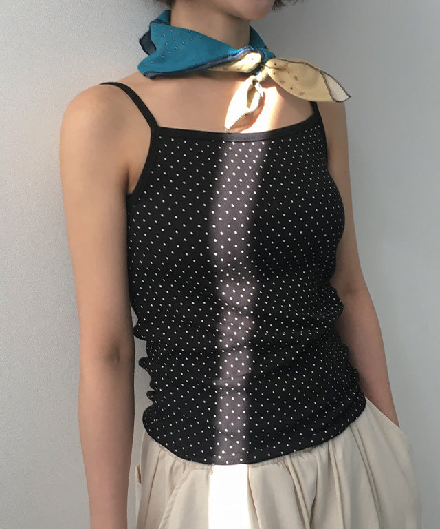 Daily Ju [Free Shipping] Olivine Basic Dot Sleeveless