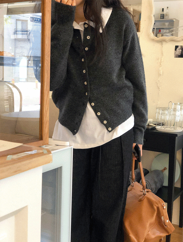 Spring Coma [Discount] Cervse Burton Wool Knit Cardigan