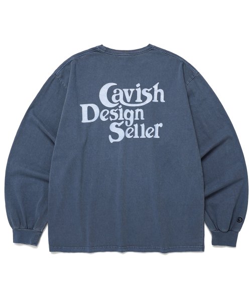 PIGMENT SELLER LOGO LS TEE BLUE (CV2ESUT552A)