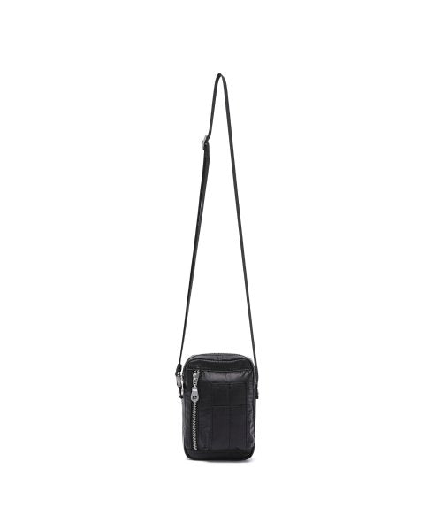 Crumple Mini Cross Bag Black