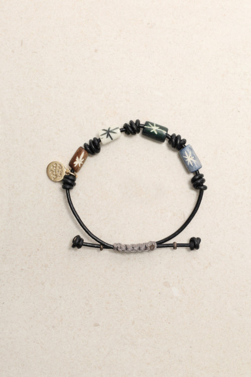 Ethnic Sun Bracelet Black
