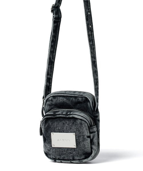 ALYSS Breeze Denim Mini Crossbody Bag [Washed Black] - Size & Reviews | MUSINSA