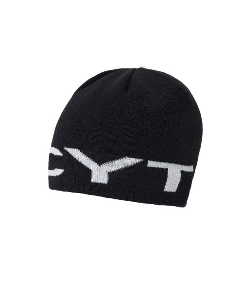 LOGO JACQUARD BEANIE_[BLACK]