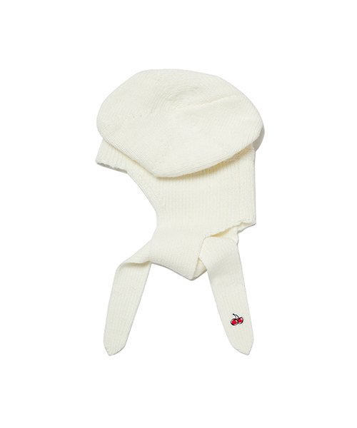 [ KIRSH ]★22FW★CHERRY BERET BALACLAVA MUSINSA | KIRSH Cherry Beret Balaclava [Black]