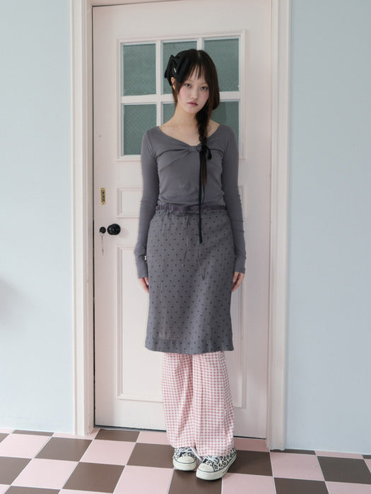 POPSICLE LAYERED SKIRT _BLACK
