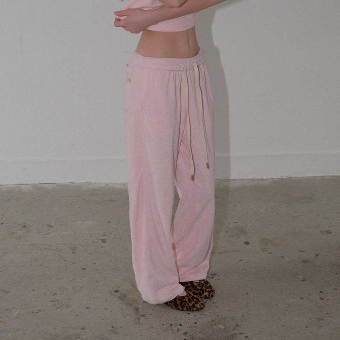 Rabbit terry pants.