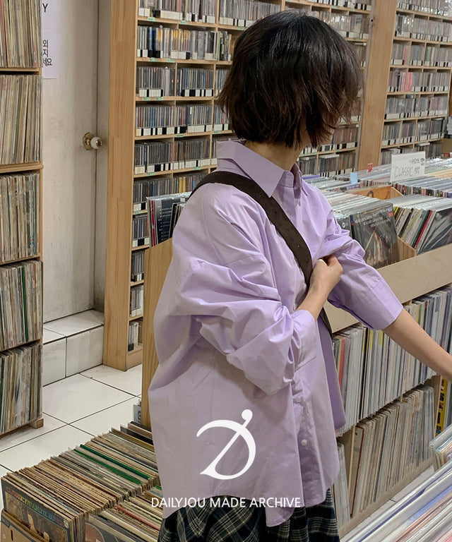Daily JU [Sold exclusively] [Sold exclusively for 60,000 units/MADE] Hubert Oversized-Fit Cotton Shirt (Additional color/New spring product)