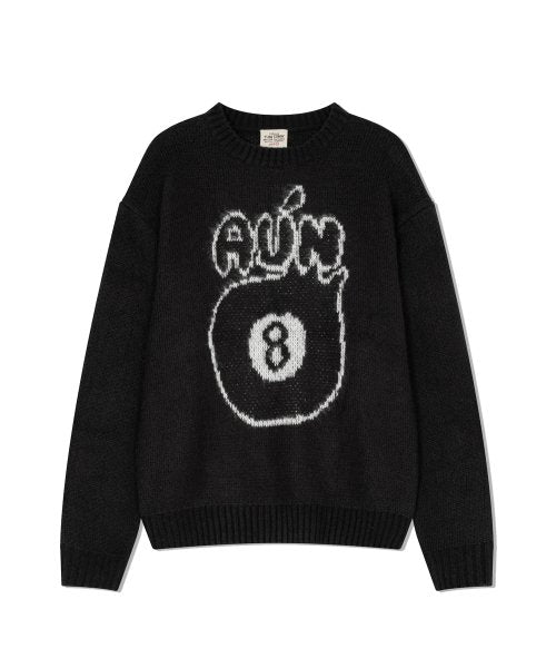 8 Ball Brush Knit Black