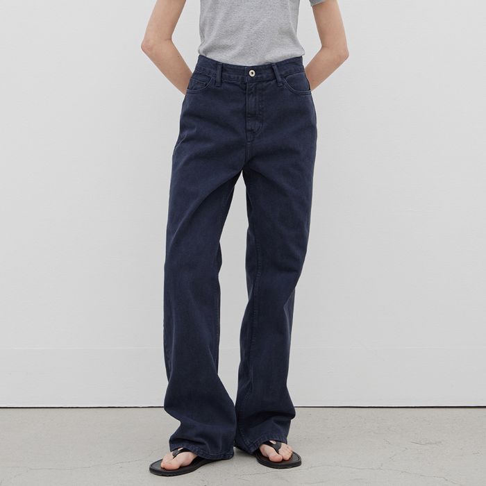 Relaxed Fit Denim - Stone Navy
