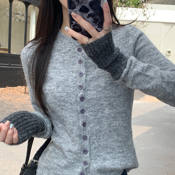 Hip shot [🏆50,000 DOLA/3 Colors/Spring Guest look/Slim fit] [HIP-SHOT] Store knit cardigan