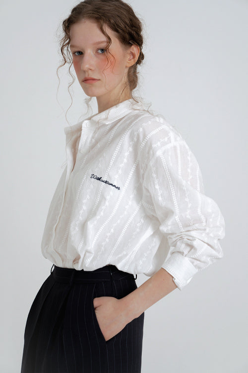 Blooming Shirt_White