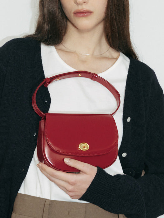 classic button cross bag_4colors