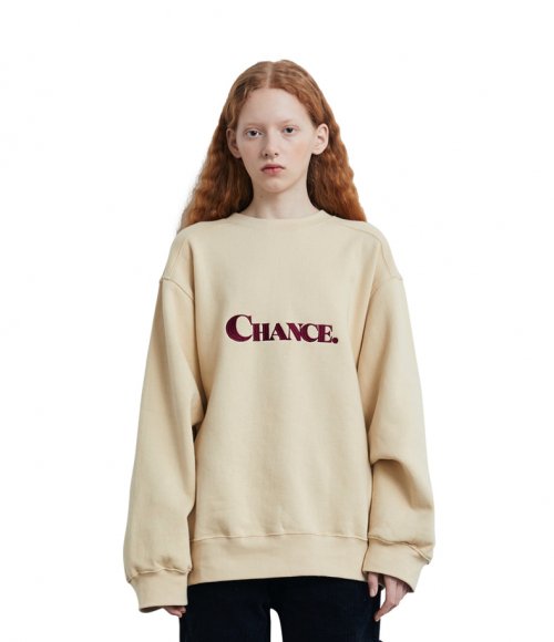 CHANCE SWEATSHIRT (Ivory/Fleece)
