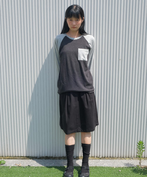 Raglan Pocket T-Shirt Dark Moon