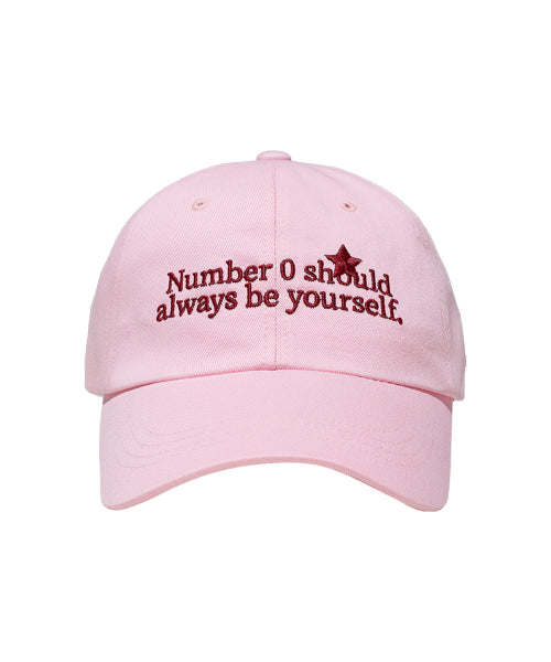 NARCISSISM&ITZ* SAYING CAP - PINK