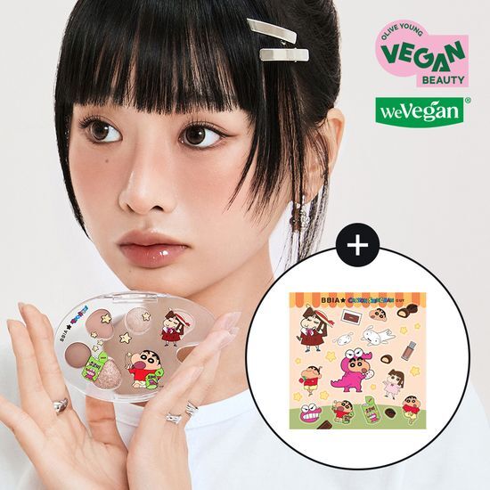 [Shin-chan Collaboration/Olive Young Exclusive Launch] NEW Bbia Last Eye Palette (Sticker Gift)