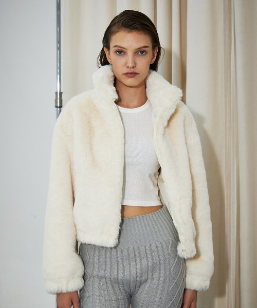 Fur Crop Jumper [IVORY]